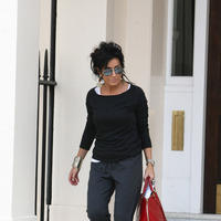 Nancy Dell'Olio is seen leaving a medical building on Harley Street | Picture 101276